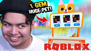SELLING HUGE PETS FOR 1 GEM ONLY! - Pet Simulator X (Roblox)