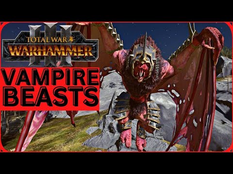 VAMPIRE ARMORED VARGHULFS:TOTAL WAR WARHAMMER 3