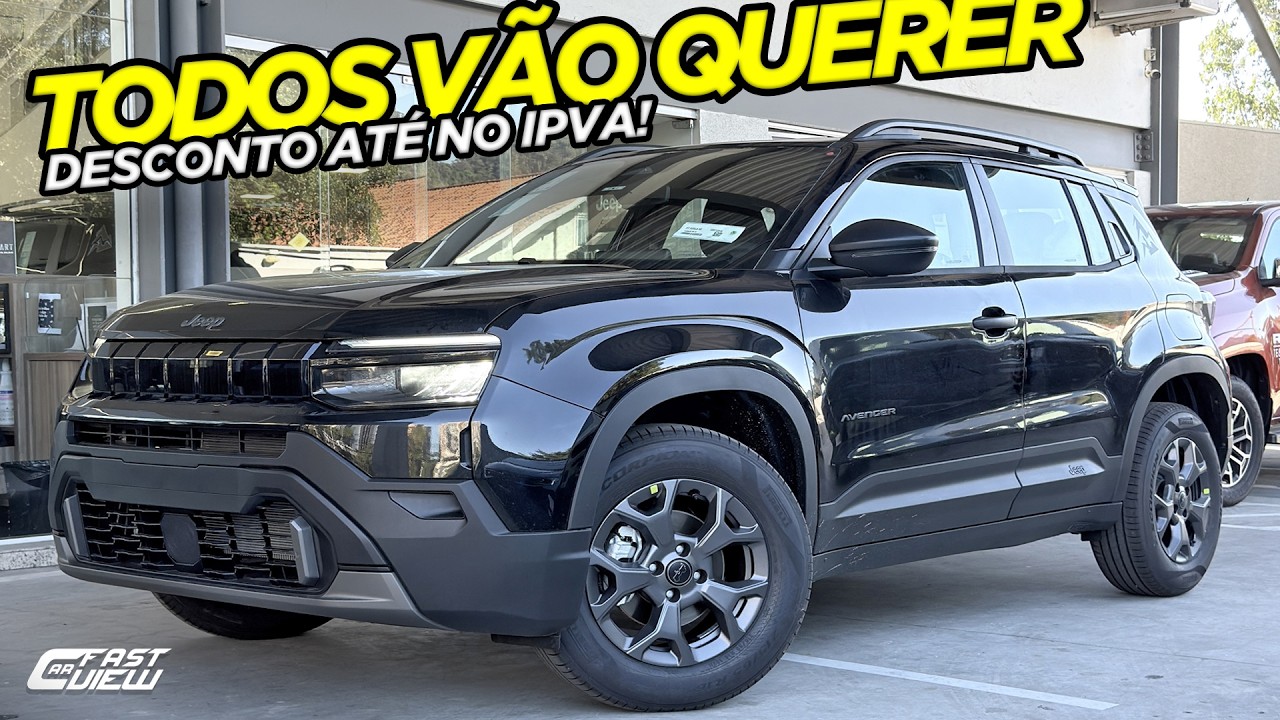 AGORA A JEEP ACERTOU? NOVO AVENGER HÍBRIDO BARATO COM PACK +EQUIPADO QUE TERA, PULSE E SONIC!