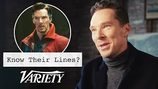 Does Benedict Cumberbatch Know His Lines?