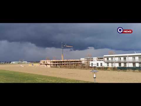 2021 0407 Aprilwetter mit Sonnen und Schneefall