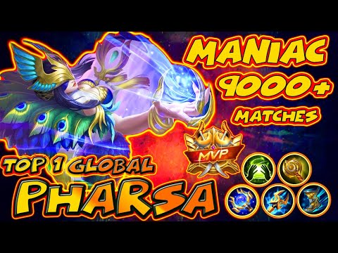 9000+ MATCHES MANIAC, TOP 1 GLOBAL PHARSA ~ 希望 Deivys Gameplay || Mobile Legends