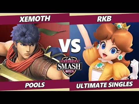 Virtuocity 2022 - Xemoth (Ike) Vs. RKB (Daisy, Palutena) SSBU Ultimate Tournament