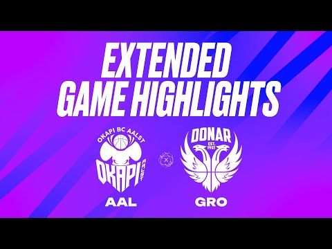 Okapi Aalst vs. Donar Groningen - Game Highlights