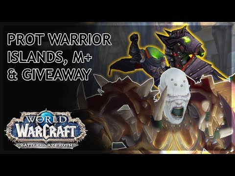 Prot Warrior M+ , Islands + Giveaway! #PUGLife #RIPKey