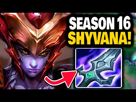 HOW to SHYVANA jungle in SEASON 16!!!