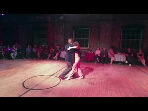  Ciko Tanik  and  Adam Hoopengardner  are  dancing  at  Philadelphia International Tango Festival  in  2016
