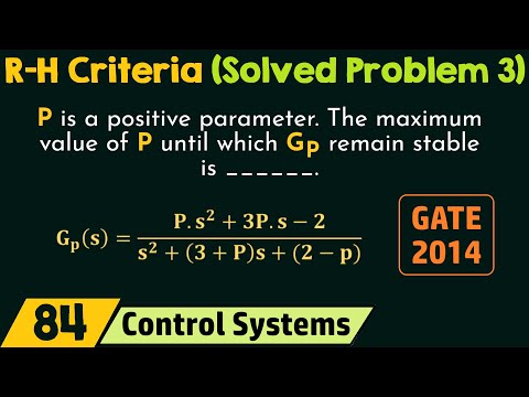 R H Criteria Solved Problem 3