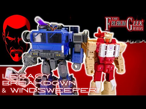 Legacy Deluxe BREAKDOWN & WINDSWEEPER: EmGo's Transformers Reviews N' Stuff