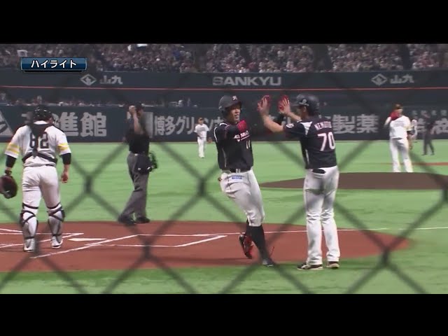 4/6 ホークス対マリーンズ ハイライト