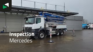 Pompe &agrave; b&eacute;ton Mercedes-Benz Arocs 2843 Arocs 6X4 NEW! 36mtrs Bonneux 5Z36 concrete pump Stee neuve | Image 4 - Machineryline