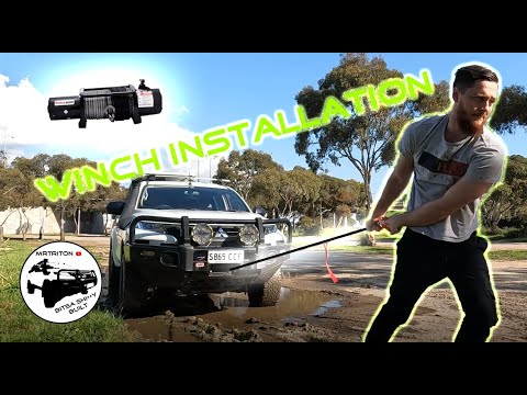 MR TRITON RUNVA 9500lb WINCH INSTALLATION