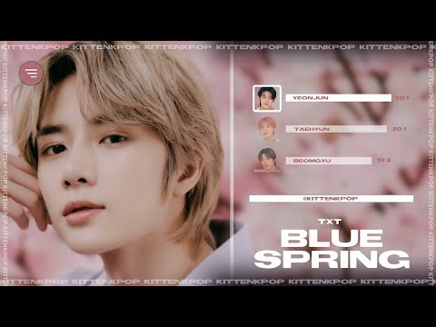 TXT - BLUE SPRING (Line Distribution)