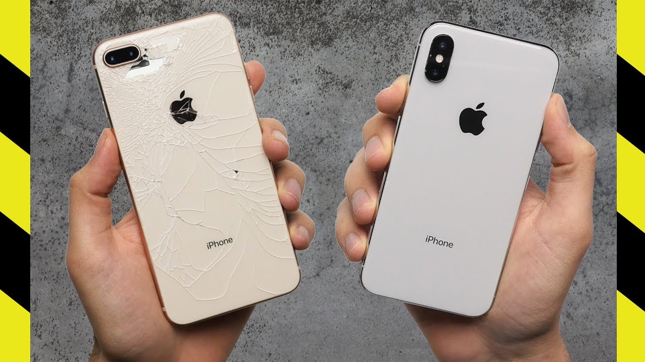 iPhone X vs. iPhone 8 Plus Drop Test!