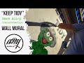 Oscar The Grouch KEEP TIDY Wall Mural Painting ABH Murals