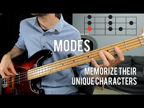 What Are Modes? | Learn Their Melodic Characters! | Bass Lesson