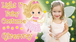 Light Up Magical Fairy Costume GIVEAWAY! | Crazy8Family