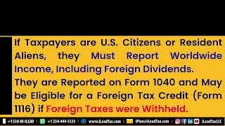 Oct 07, Tuesday - About Dividend Income