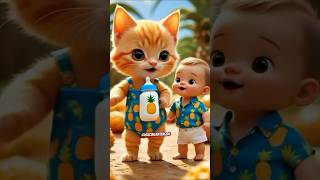 Download lagu Cute cat and singing baby pok ame-ame #cutecat #cat #cutebaby #singingcat #pokameame mp3