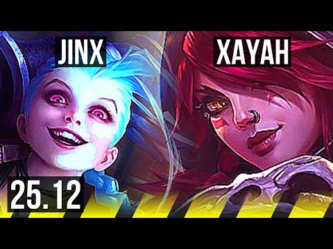 JINX & Rell vs XAYAH & Alistar (ADC) | 66% winrate, 22/4/12, Legendary | EUW Diamond | 25.12