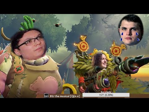 Jenkins and Newsham firstblood BSJ with Sniper Pudge