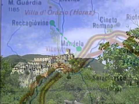 Horace's Villa at Licenza Italy  Part 1 SD clip2