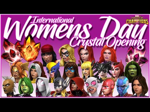 International Women's Day Crystal Opening! 4*, 5* and Women of POWER Crystals!