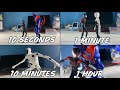 SPEED CHALLENGE Spider Verse StopMotion In 10 Seconds 1 Minute 10 Minutes 1 Hour