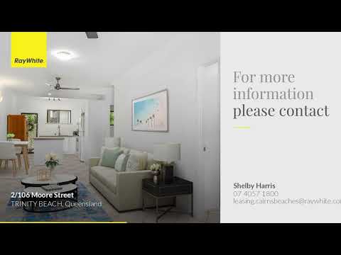 2/106 Moore Street, Trinity Beach, QLD 4879, 2 Schlafzimmer, 1 Badezimmer, Unit