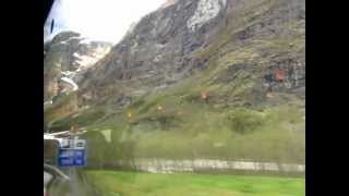 preview picture of video 'Flam, Norway - the bus ride through the scenic mountains and rivers of Norway'