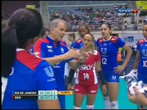 UNILEVER RIO 3 X 0 SESI SP - SUPERLIGA FEMININA 2012/2013