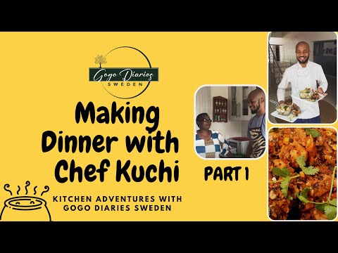 #african and #zimbabwe Dinner with Chef Kuchi Part 1 to celebrate the #UN #International #youth Day