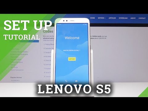 How to Set Up LENOVO S5 - First Configuration / Activation