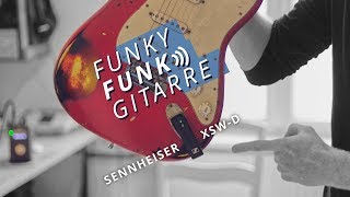 Video thumbnail for Funky Funk Gitarre | Sennheiser XSW-D Pedalboard Set | WERBUNG by Maxmachtmusik