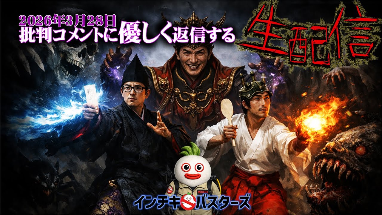 批判コメントに優しく返信する生配信