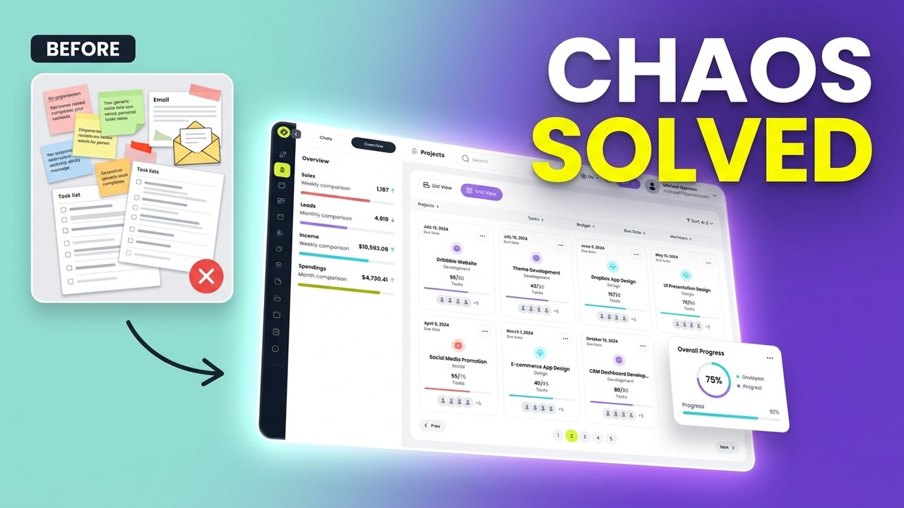 SaaS Explainer Video – UI Motion Design Product Demo