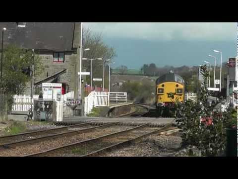37087 Top'n'Tail 20304 6C51/6C52 Heysham flasks/return 12th April 2012 TURN UP THE VOLUME !!