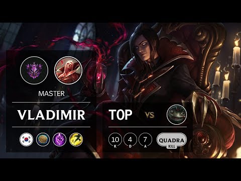 Vladimir Top vs Tahm Kench - KR Master Patch 9.11