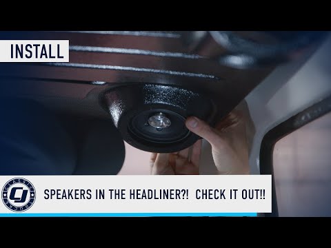 A New Look & Sound For YOUR Chevy C10 / 67-72 Chevy C10 Highliner Headliner w/Speakers Install