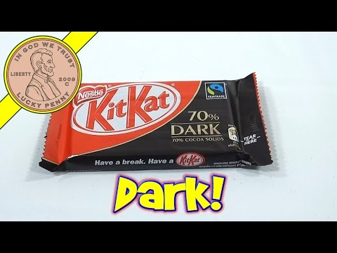 Kit Kat 70% Dark Chocolate Cocoa Solids, UK Candy Sampler