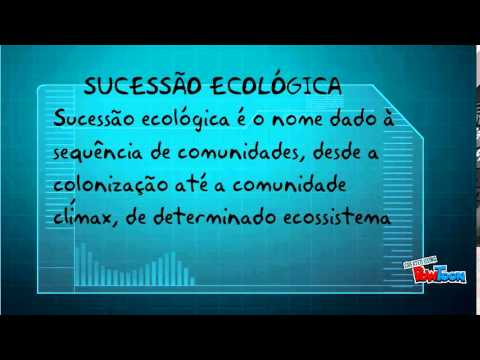 SUCESSÃO ECOLÓGICA