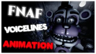 FNAF 1-6 REALTIME VOICELINES ANIMATED