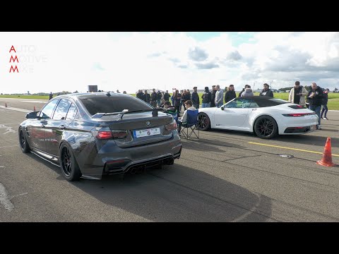 740HP BMW M3 F80 Mosselman vs 650HP LCE Performance Porsche 992 Carrera S