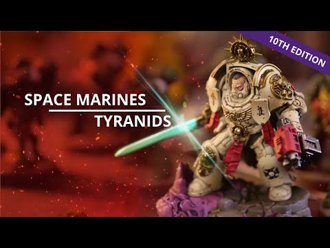 NEW Space Marines vs Tyranids - A 10th Edition Warhammer 40k Battle Report