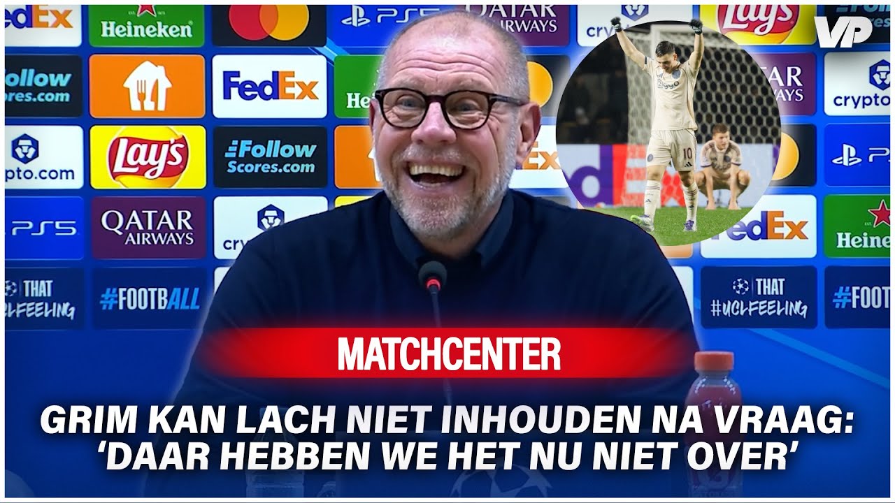 Grim looft jongeling bij Ajax: 'Ik ben zéér tevreden over zijn optreden'