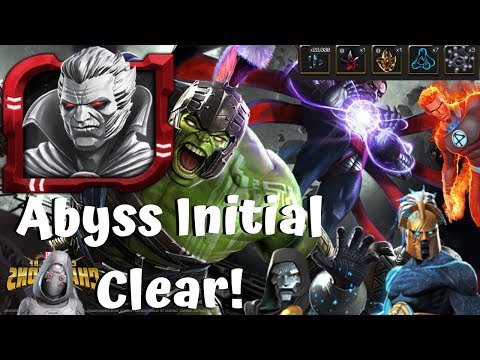 Abyss of Legends Initial Clear! Day 1 Live! - Marvel Contest of Champions
