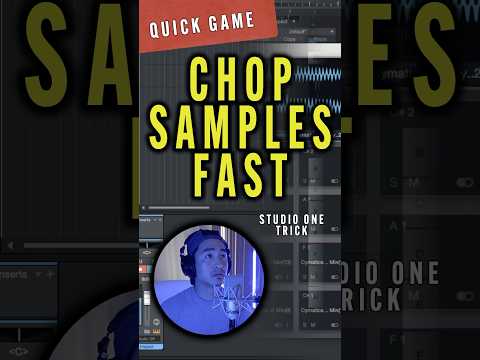 How I Chop Samples in Studio One — Quick Game #QuickGame #StudioOne #BeatMaking #rsproductions