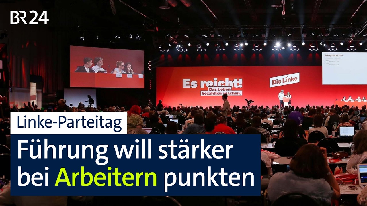 Linke-Parteitag: Führung will stärker bei Arbeitern punkten | BR24