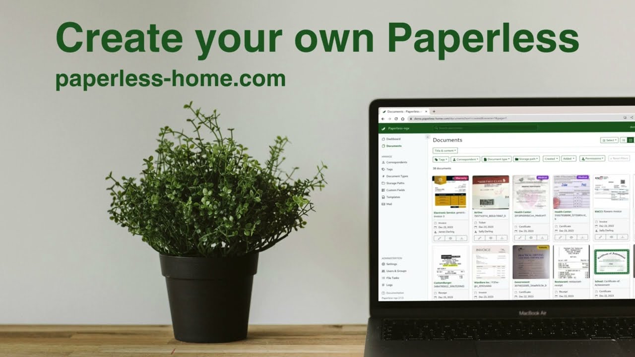 Paperless-home demo video