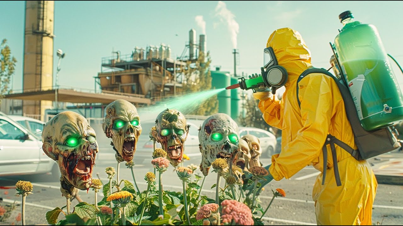 ÁGUA CONTAMINADA transforma TODOS em PLANTAS CARNIVORAS ZUMBIS que se ALIMENTA de HUMANOS